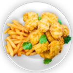 Chips, Cheese & Chicken Nuggets 