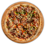 Southern Fried Chicken Bites Pizza 