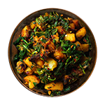 Chickpeas & Spinach 